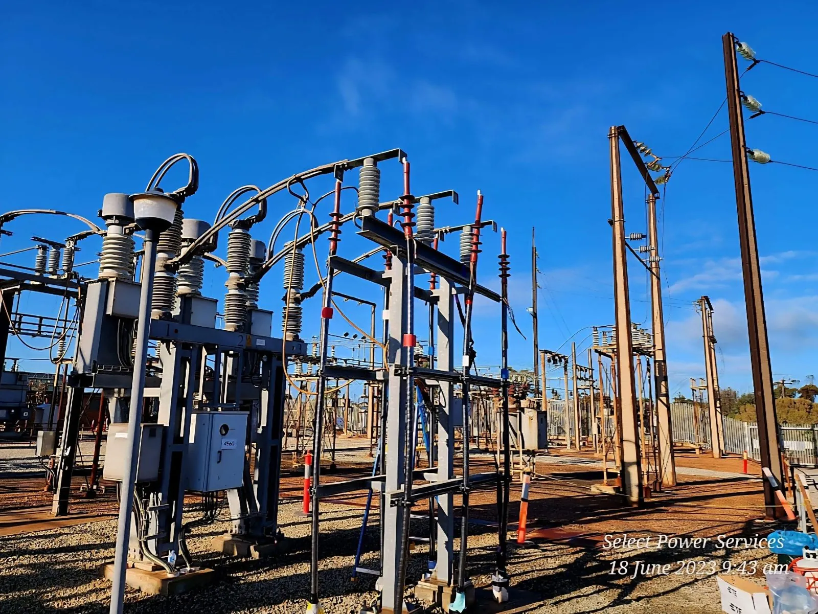Powerline breakdown and maintenance works
