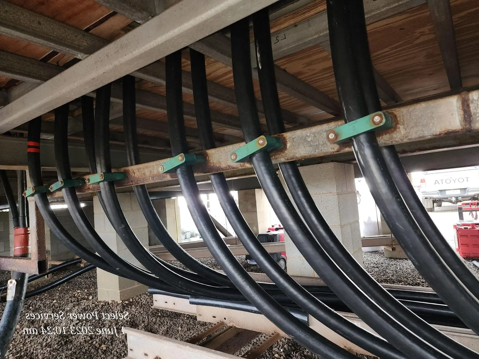 High voltage cable termination works