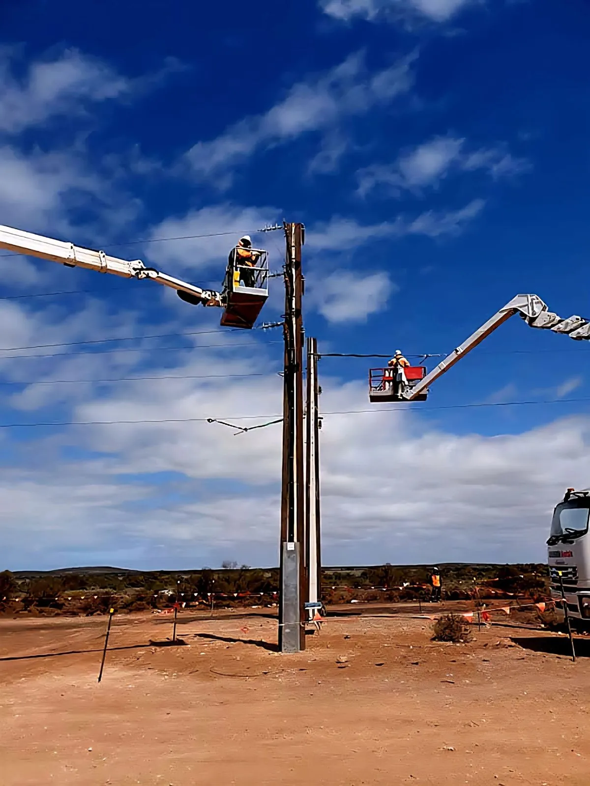 HV termination on site