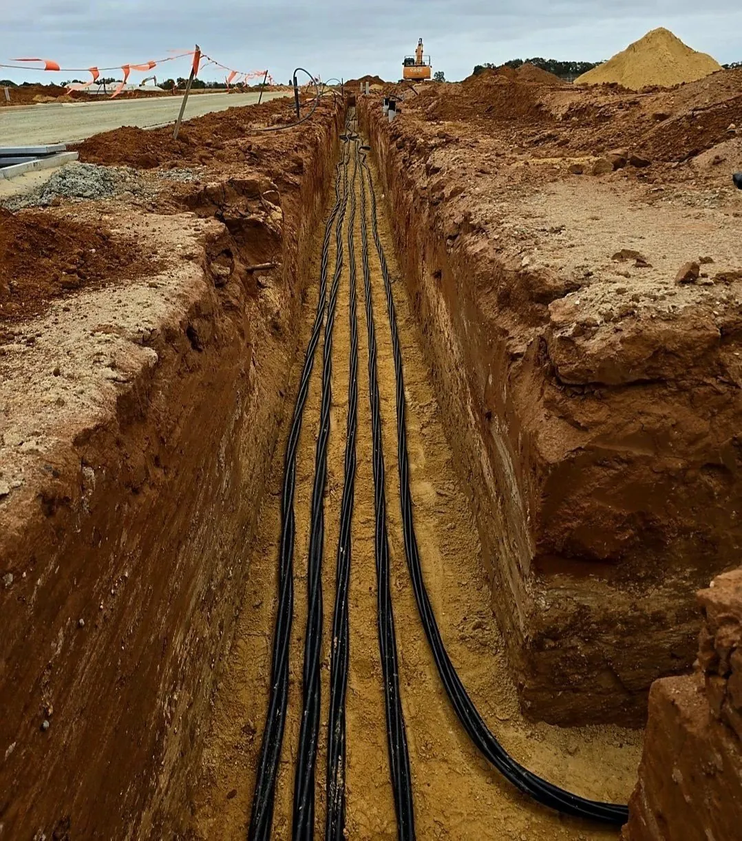 Underground development site works